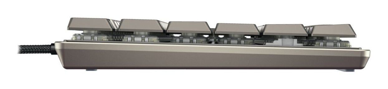 CHERRY KC500MX-LP Tastatur Wired DE MX rot 1.80m hellgrau