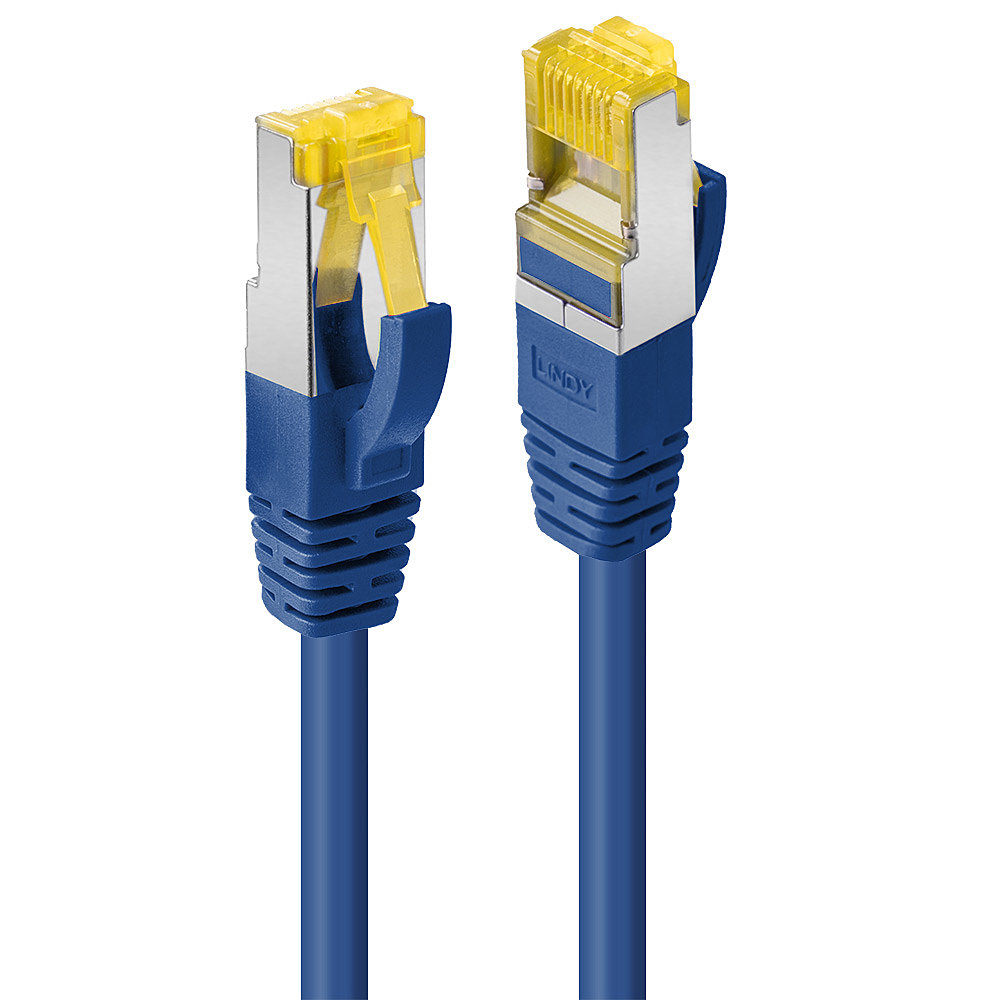 LINDY Patchkabel Cat6A S/FTP LSZH Cat7 Rohkabel blau  15m