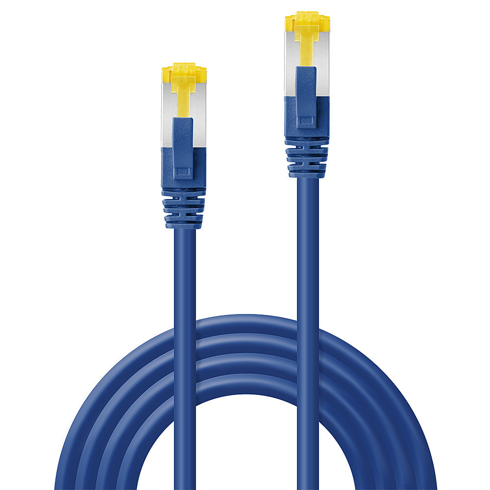 LINDY Patchkabel Cat6A S/FTP LSZH Cat7 Rohkabel blau 20m