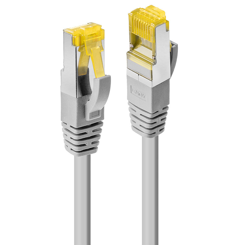LINDY Patchkabel Cat6A S/FTP LSZH Cat7 Rohkabel grau  7.50m Cat7 Kabel