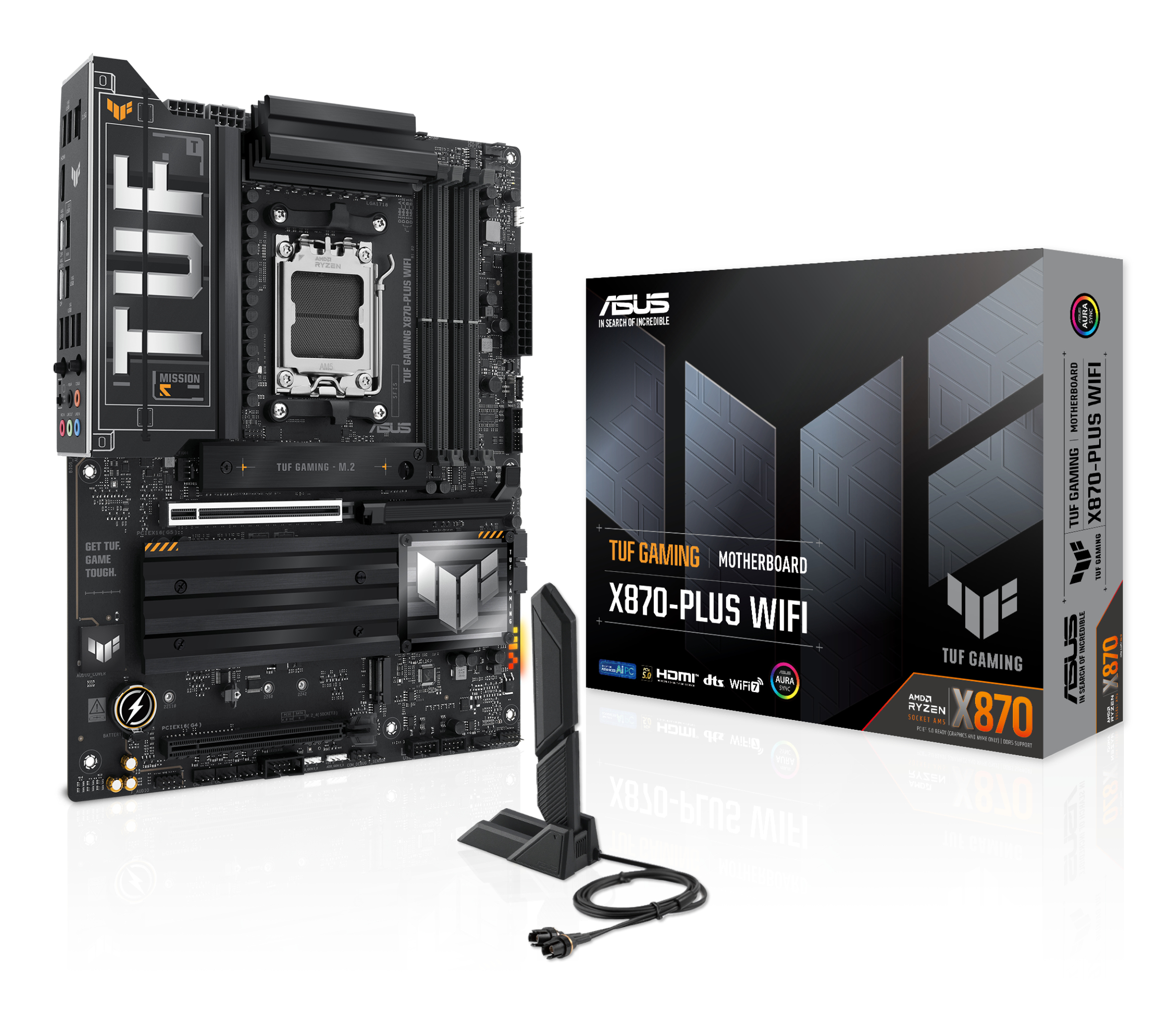 ASUS TUF GAMING X870-PLUS WIFI (AMD,AM5,DDR5,ATX)