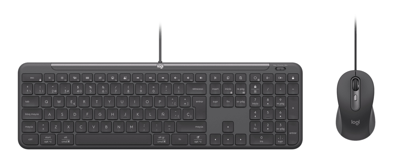 Logitech USB-C Keyboard+Mouse MK620 Combo f. Business black reta Logitech USB-C Keyboard+Mouse MK620 Combo f. Business black reta
