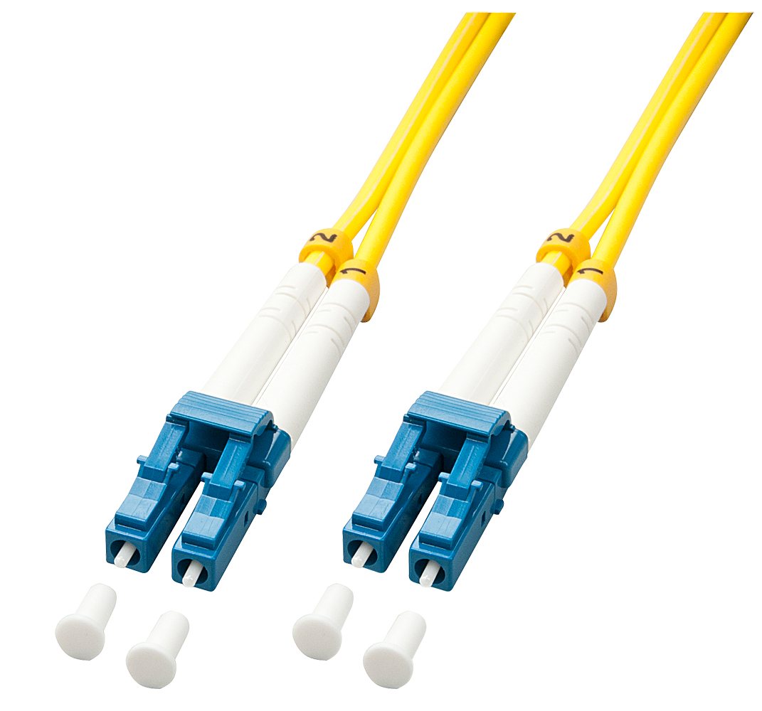 LINDY LWL-Duplexkabel LC/&shy;LC OS2 5m 9/&shy;125æm Singlemode