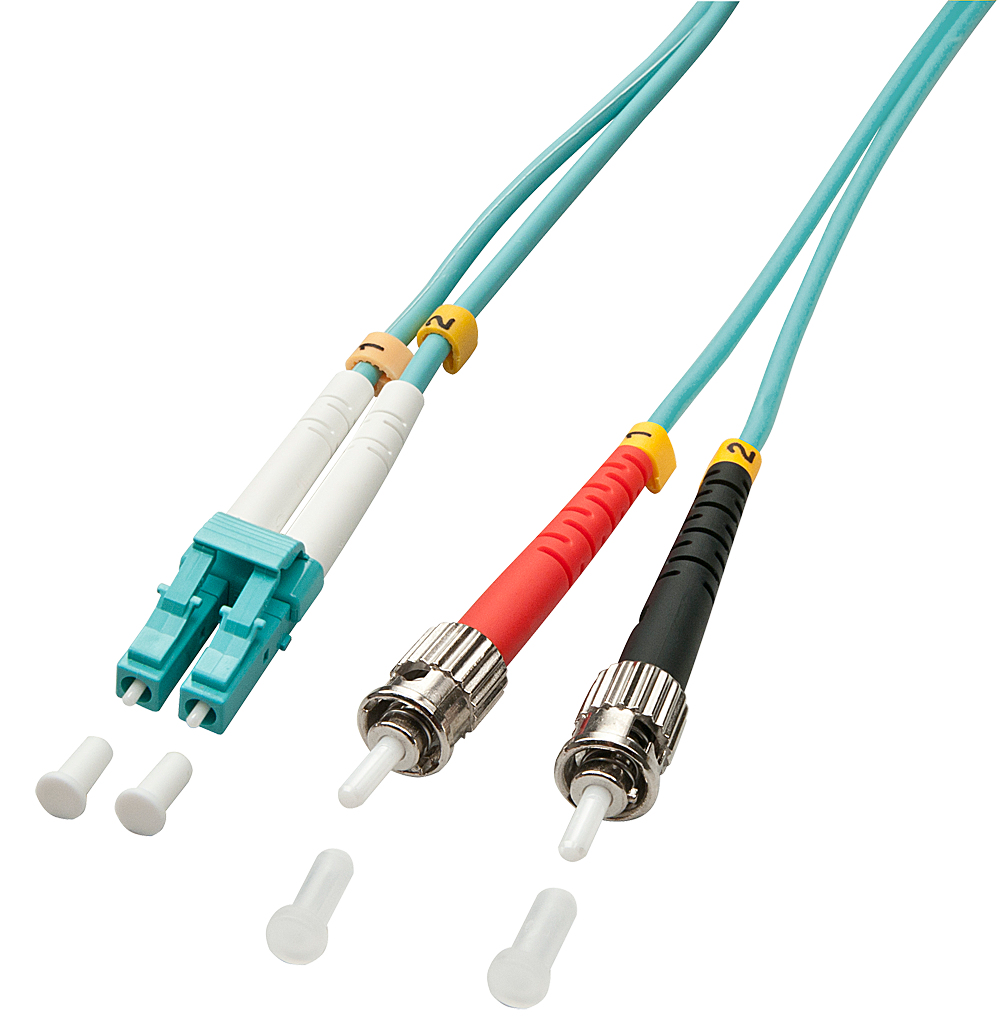 LINDY LWL-Duplexkabel LC/&shy;ST OM3 20m 50/&shy;125æm Multimode