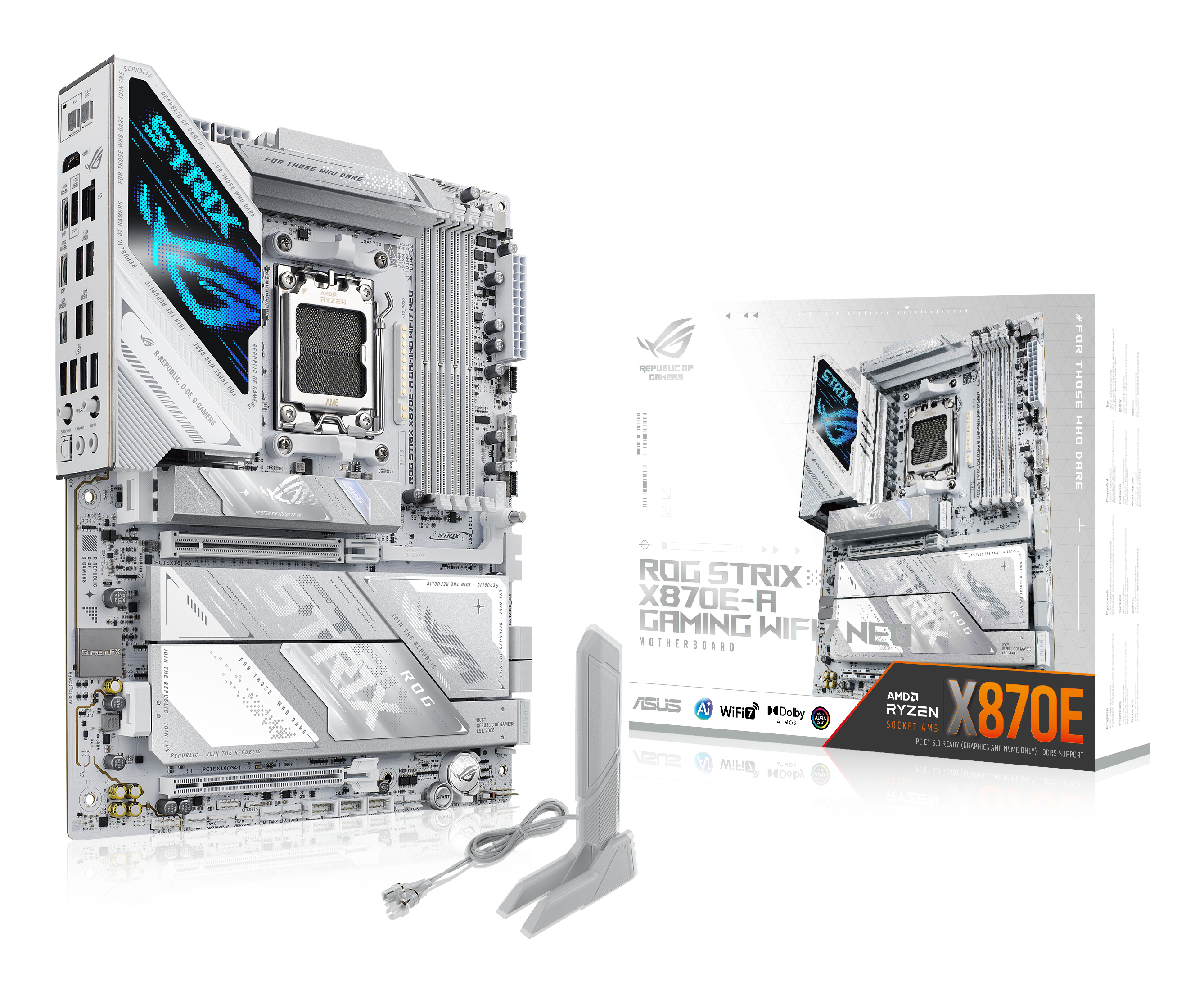 ASUS ROG STRIX X870E-A GAMING WIFI7 NEO (AMD,AM5,DDR5,ATX) Mainboards AMD