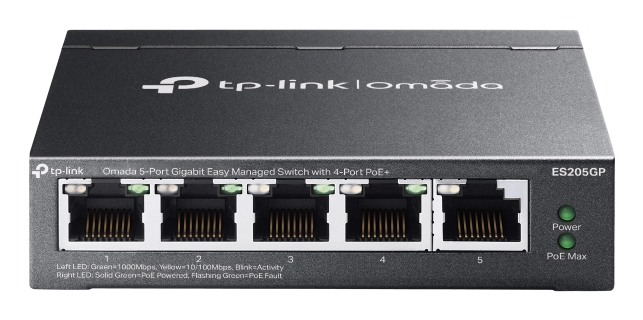 TP-Link Omada Switch 5x GE ES205G 5-Port