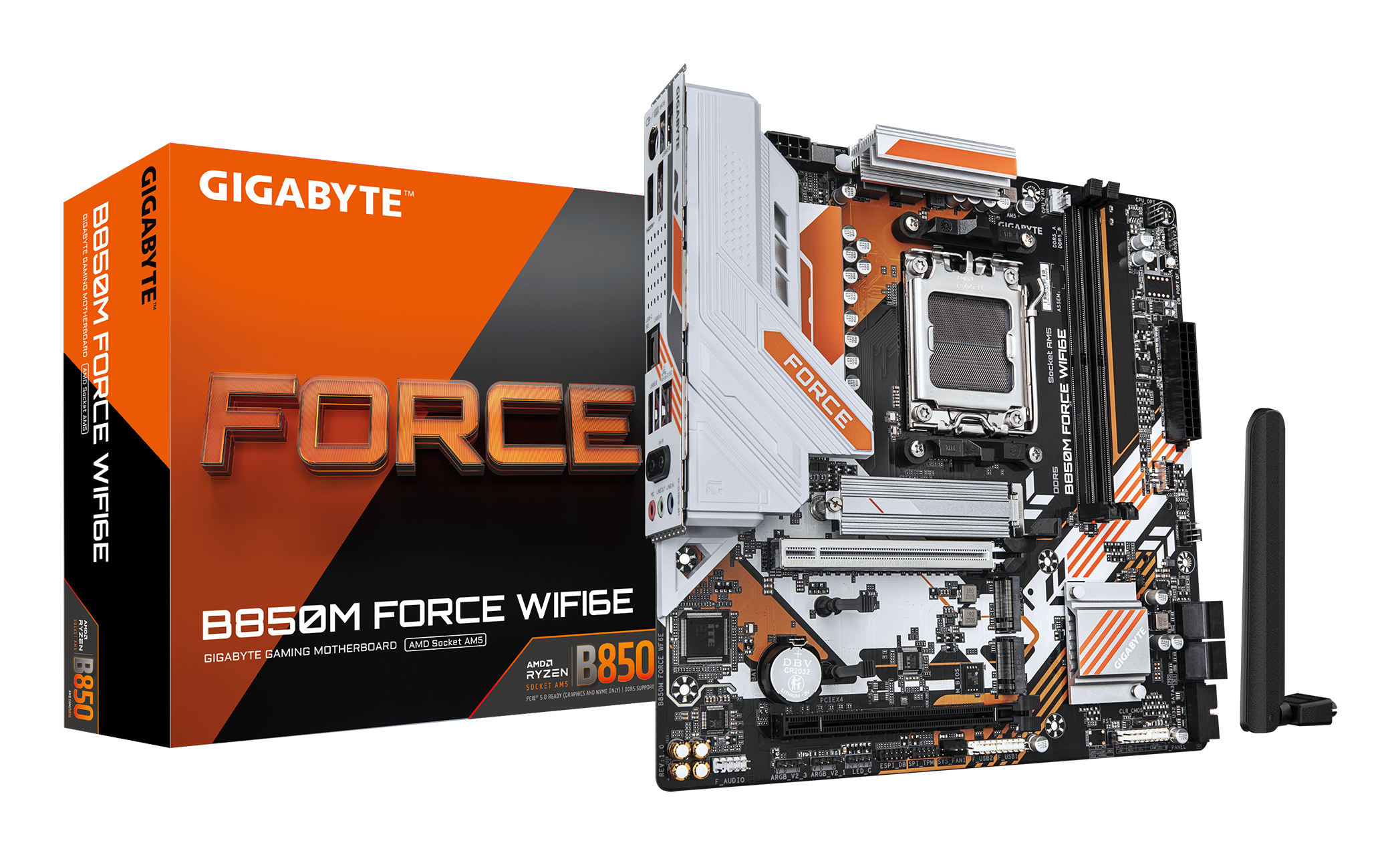 Gigabyte B850M FORCE WIFI6E (B850,AM5,mATX,DDR5)