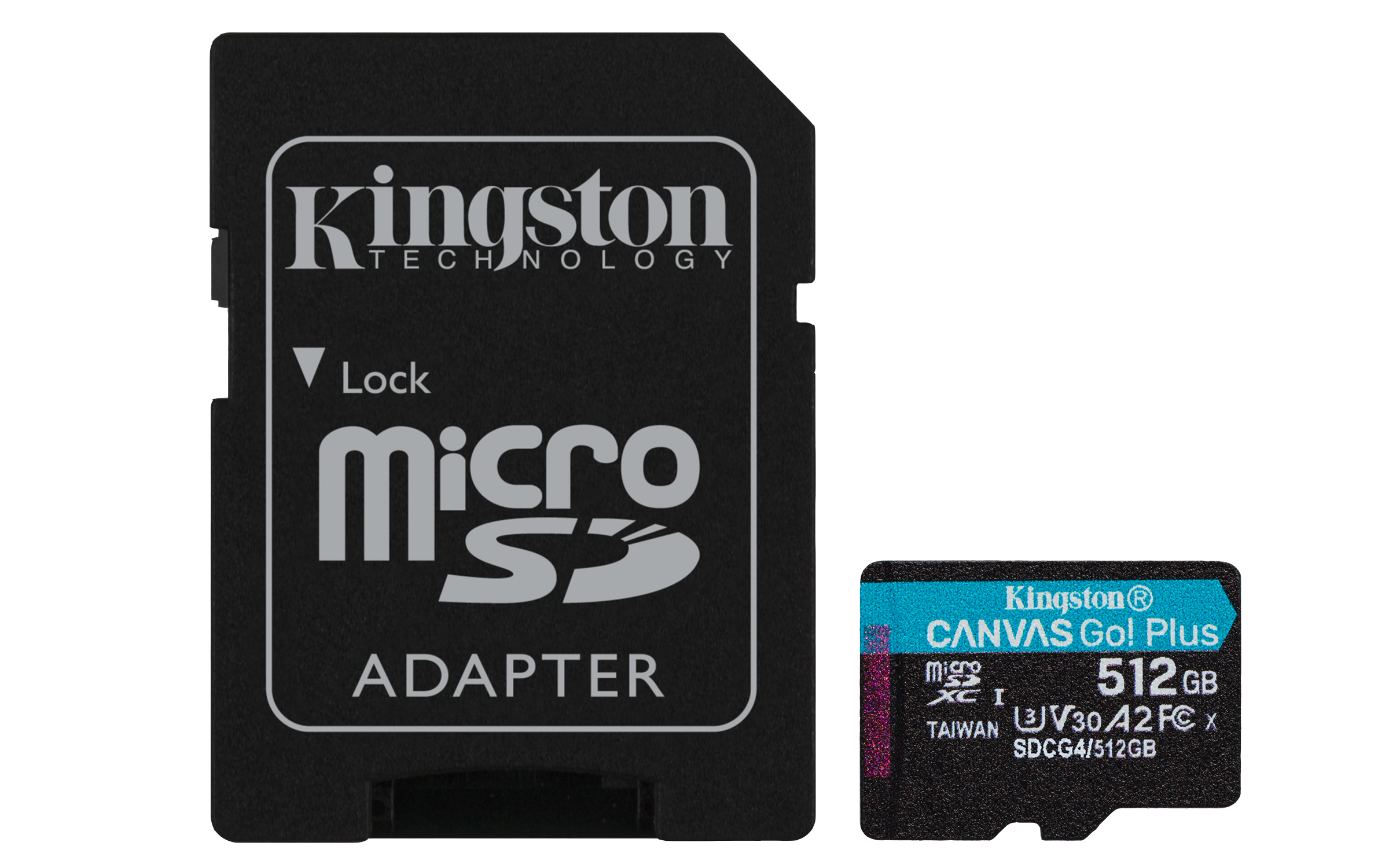 SD MicroSD Card 512GB Kingston SDXC Canvas Go Plus retail SD MicroSD Card 512GB Kingston SDXC Canvas Go Plus retail