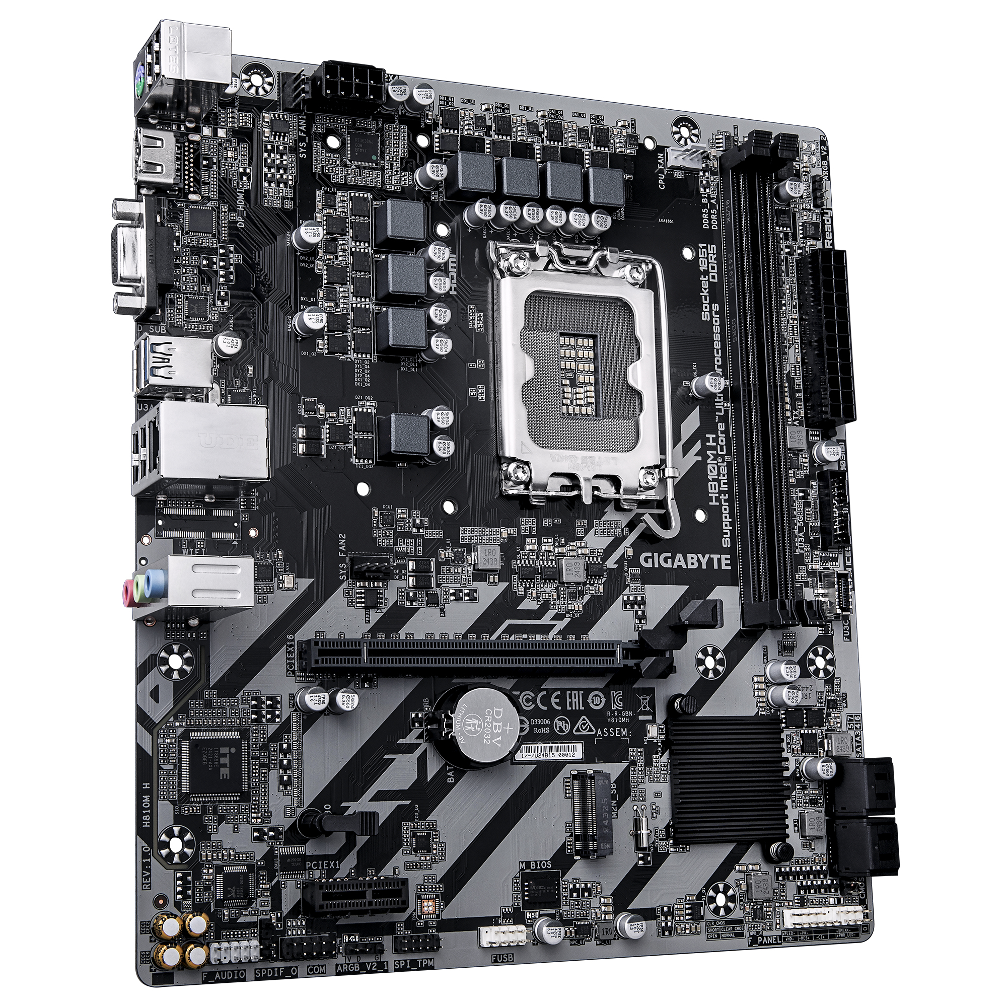 Gigabyte H810M H                     (H810,S1851,mATX,DDR5)