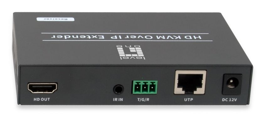 LevelOne HDMI über IP PoE Empfänger USB-A 150m sw Netzwerkzubehör