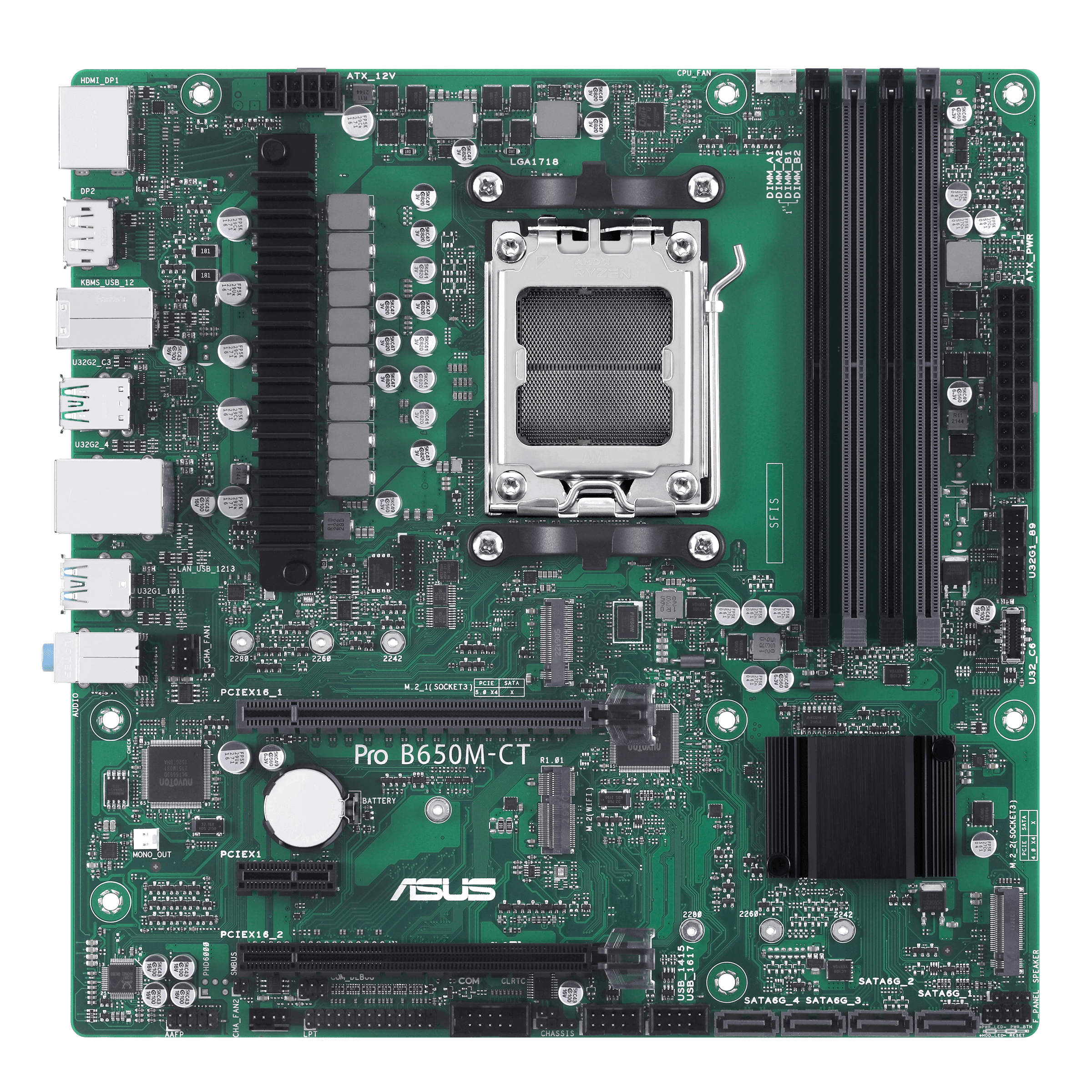 ASUS PRO B650M-CT-CSM (AMD,AM5,DDR5,mATX) ASUS PRO B650M-CT-CSM (AMD,AM5,DDR5,mATX)