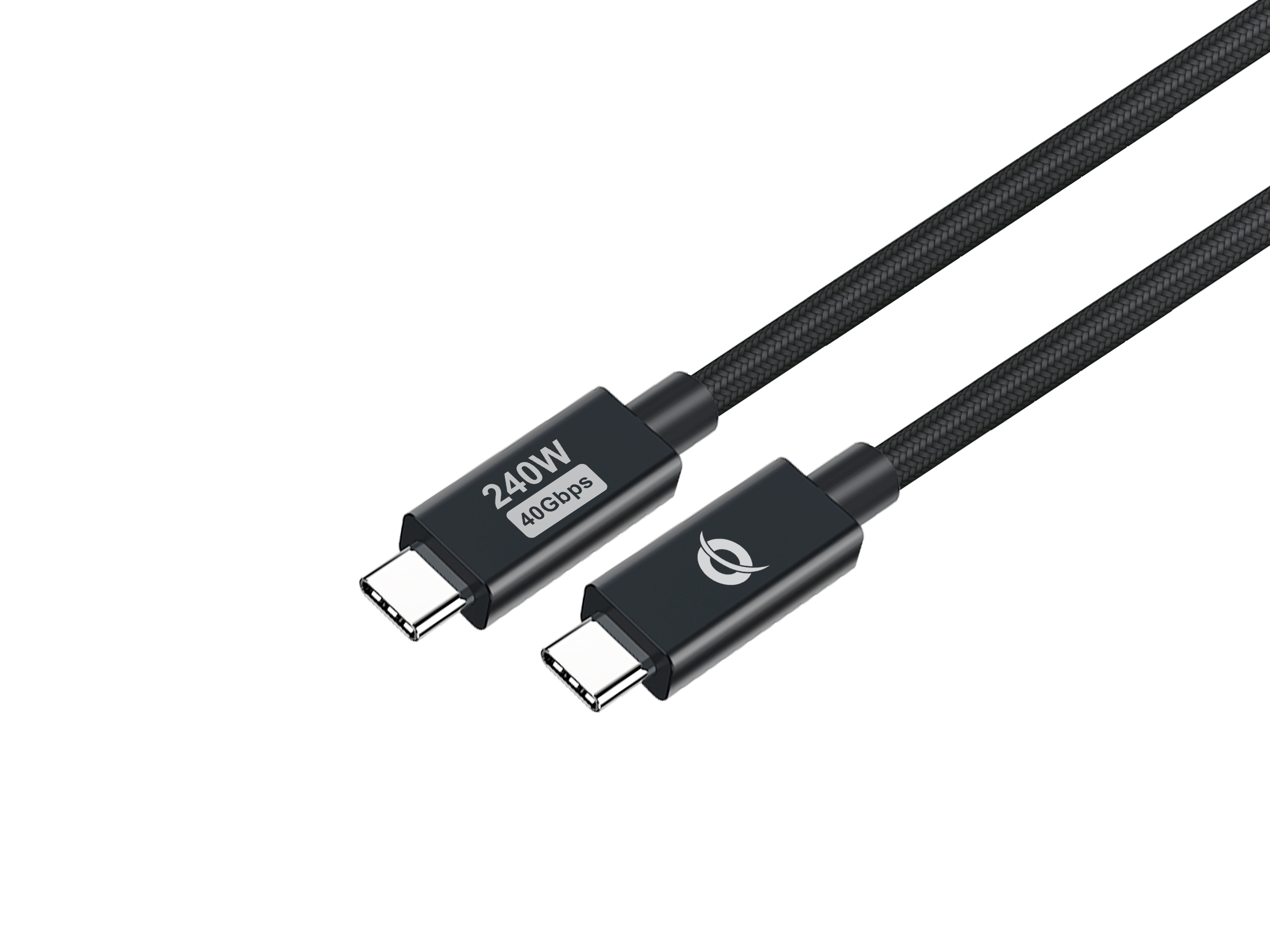 CONCEPTRONIC Kabel USB-C4.0->C 240W/PD3.1 40Gbs 2.00m sw