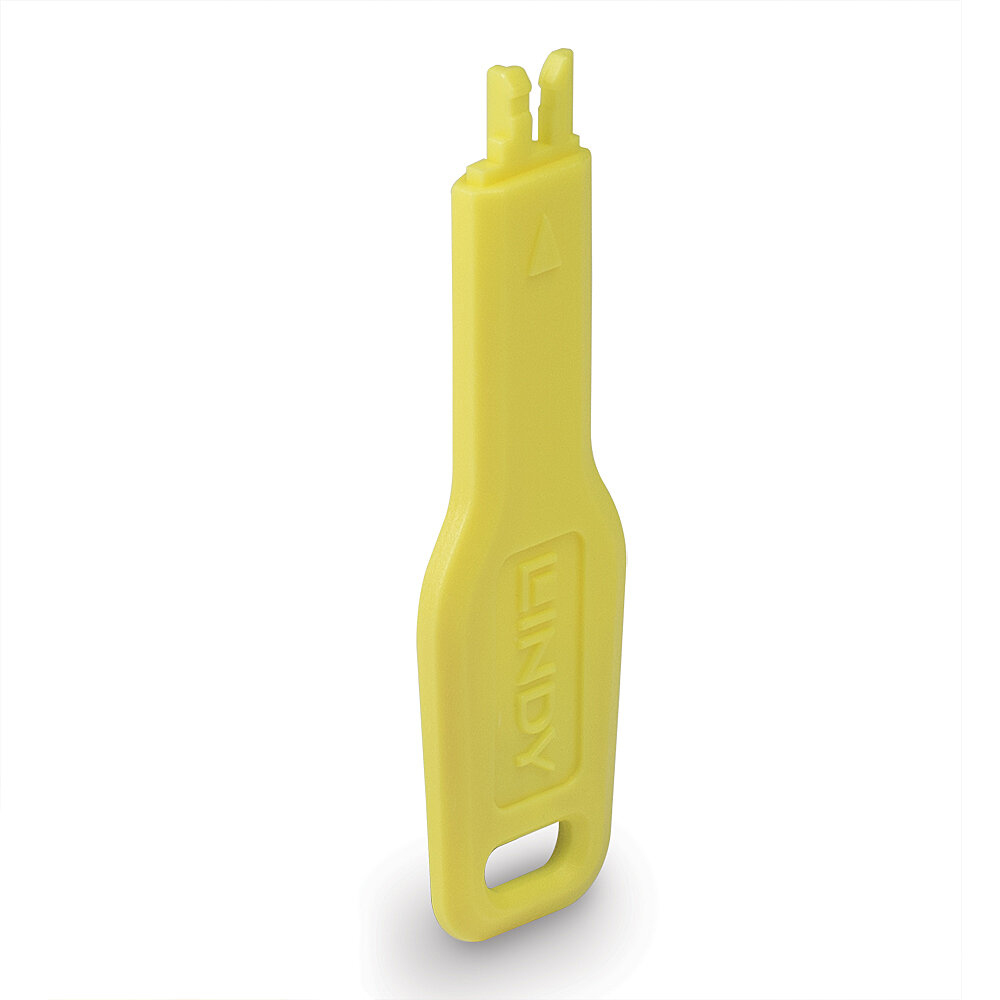 LINDY Schlüssel für RJ45 Port Schloss, gelb (47900 u 47901)