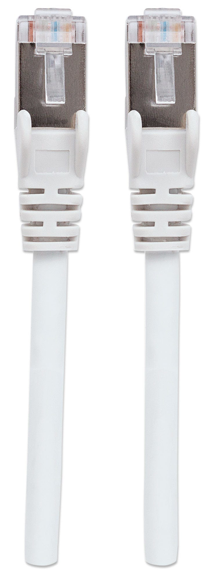 INTELLINET Patchkabel RJ45 S/FTP Cat6 20m LSZH Hebels. weiß