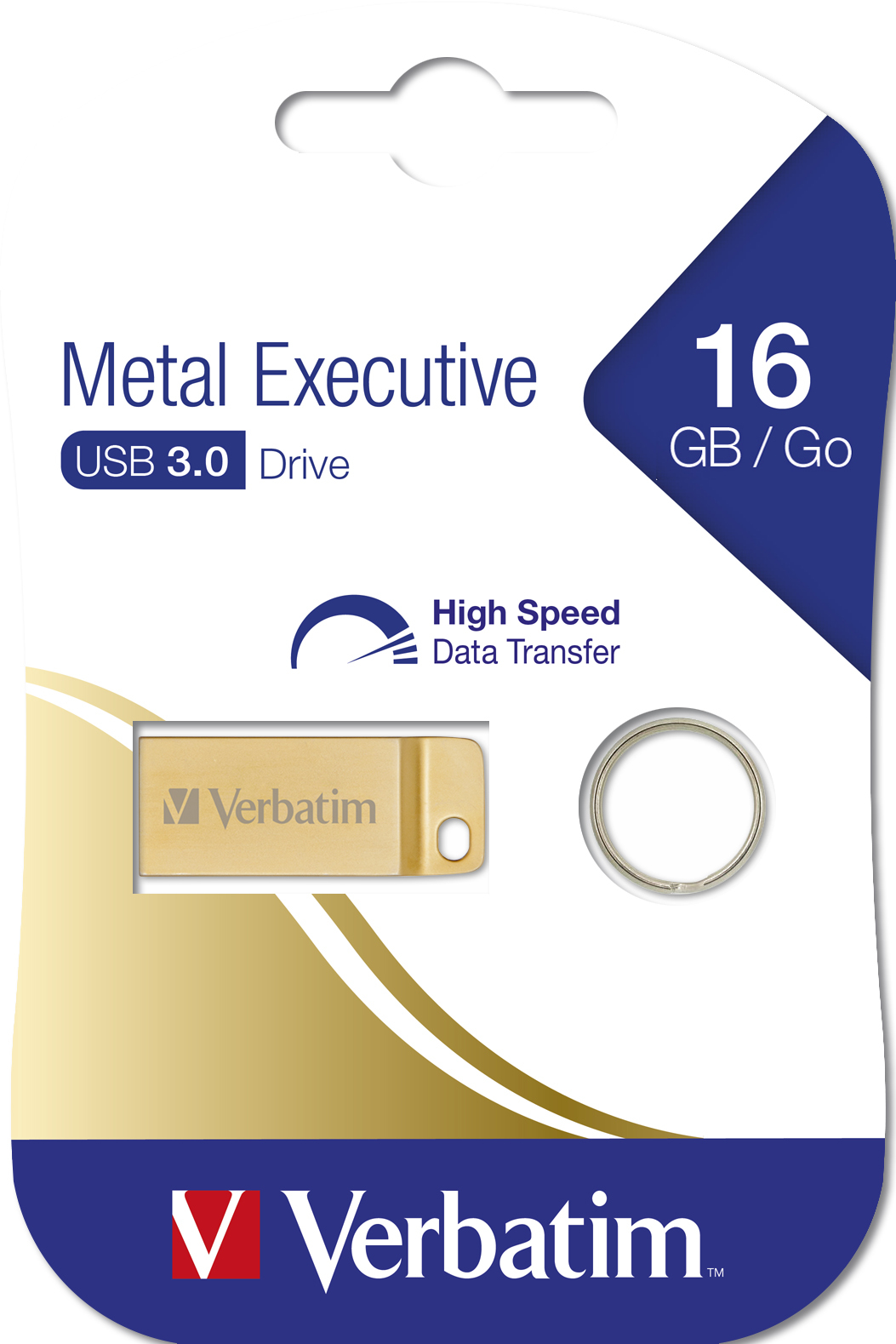 Verbatim Metal Executive - USB 3.0-Stick 16 GB - Gold