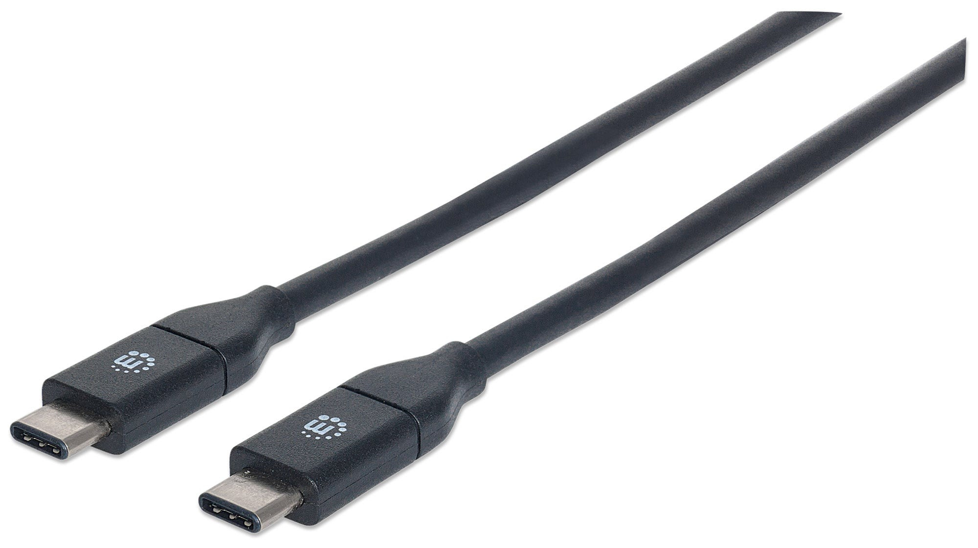 MANHATTAN USB Kabel 3.1 C -> C St/St 1.00m 3 A schwarz