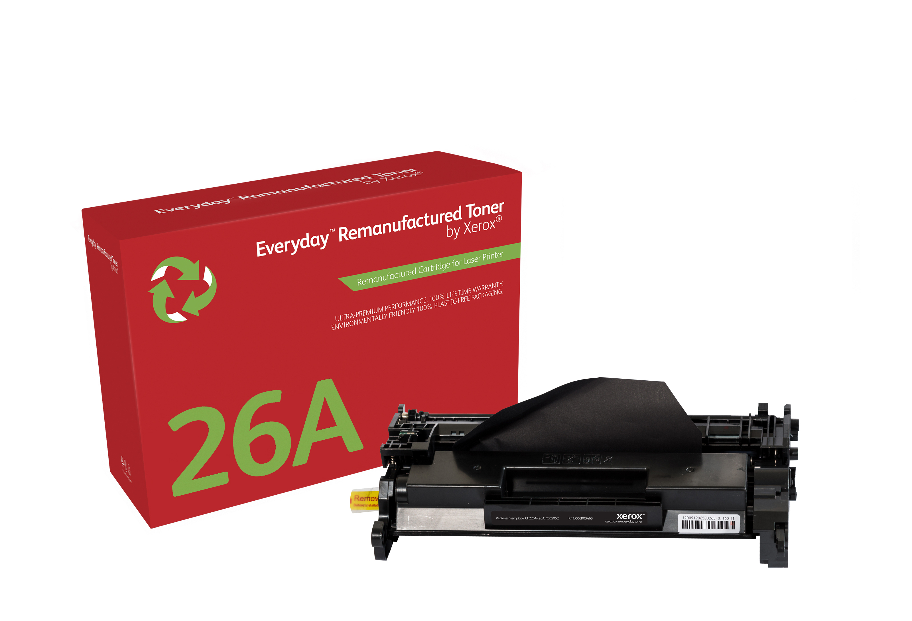 Xerox Toner Everyday HP 26A (CF226A) Black Remanurfactured Xerox Toner Everyday HP 26A (CF226A) Black Remanurfactured