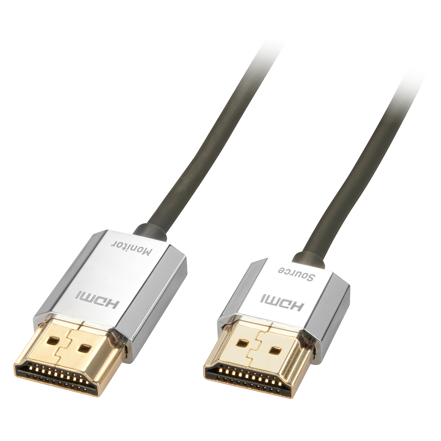 LINDY HDMI High Speed Kabel CROMO Slim Ethernet A/&shy;A 4.5m