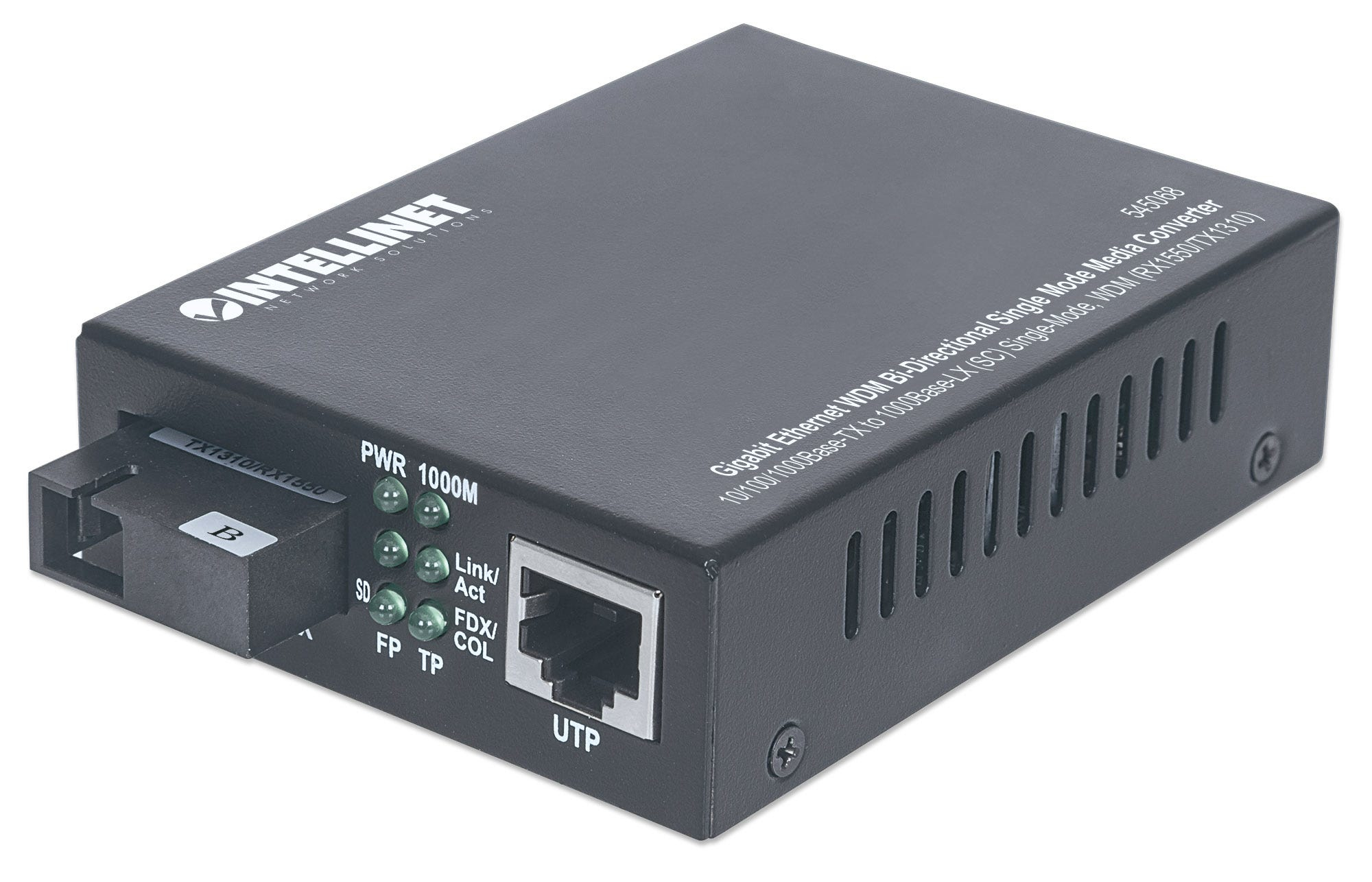 INTELLINET Medienkonverter Gigabit Singlemode 20km RX 1550 INTELLINET Medienkonverter Gigabit Singlemode 20km RX 1550