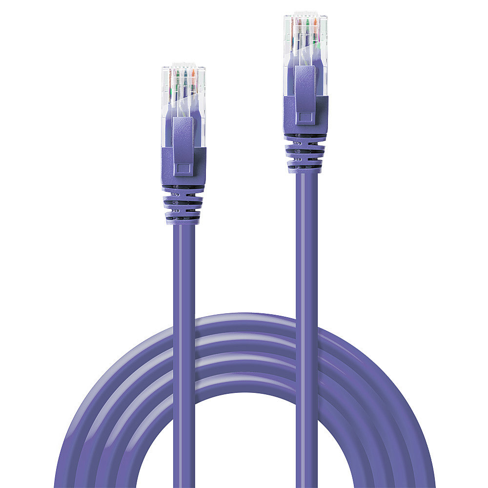 LINDY Patchkabel Cat6 U/UTP violett 7.50m