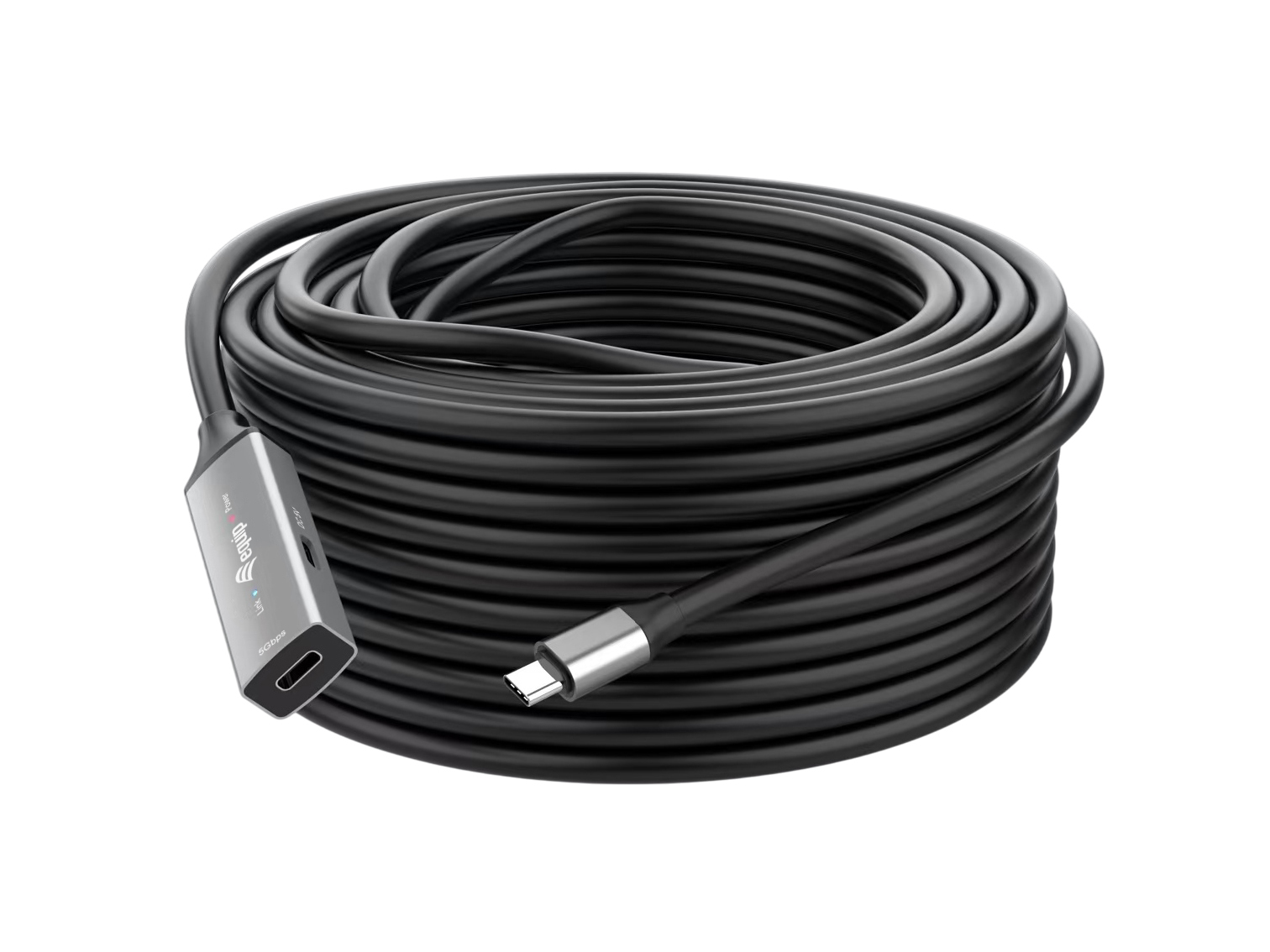 Equip Kabel USB-C3.2->C Gen1 Akt.Erweit.St/&shy;Bu 5.00m schwarz