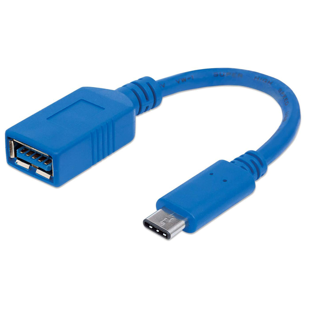 MANHATTAN USB Kabel 3.1 C -> A St/Bu 0.15m blau MANHATTAN USB Kabel 3.1 C -> A St/Bu 0.15m blau