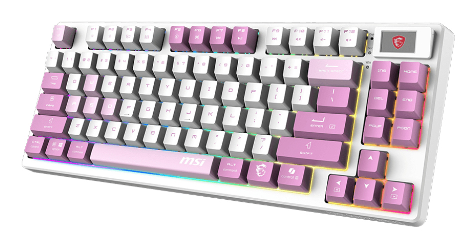 MSI FORGE GK600 TKL Violet, wireless