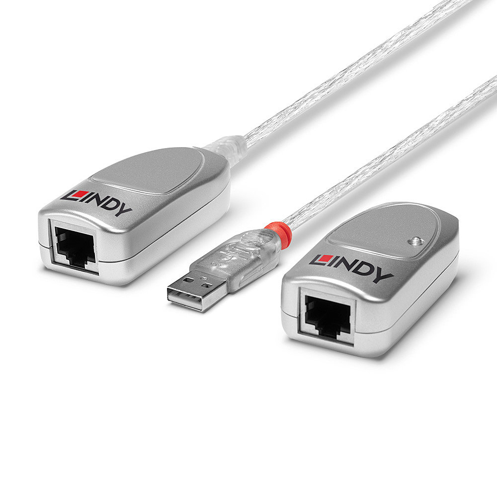 LINDY Extender USB 1.1 12Mbit/s Cat5 50m Adapter