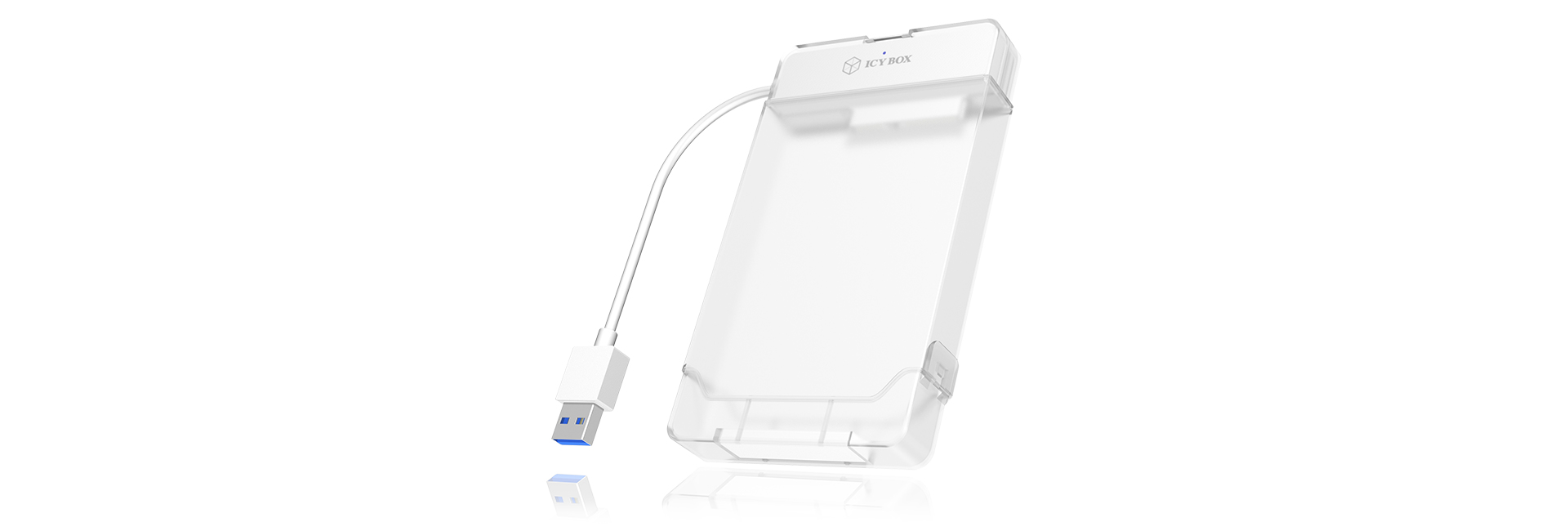 Adapter Kabel IcyBox 2,5" SATAI-III SSD -> USB 3.0 9,5mm