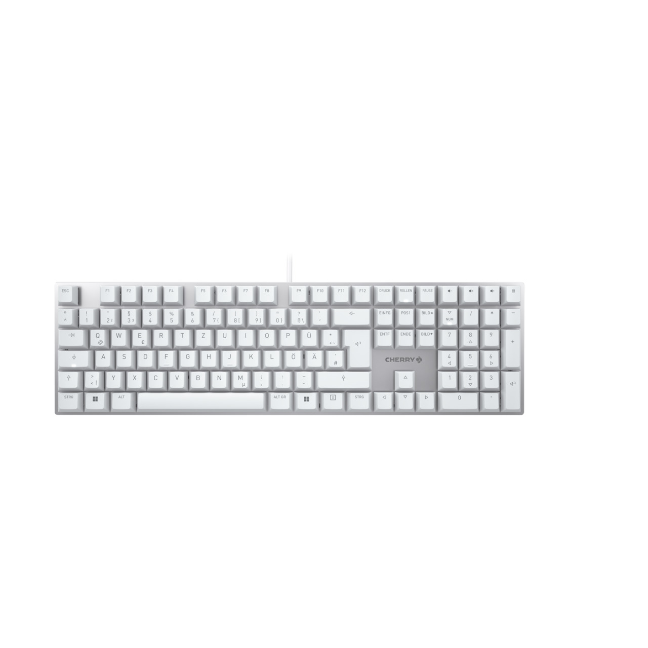 CHERRY KC200MX Tastatur Wired DE 1.60m MX braun ws/­si CHERRY KC200MX Tastatur Wired DE 1.60m MX braun ws/­si