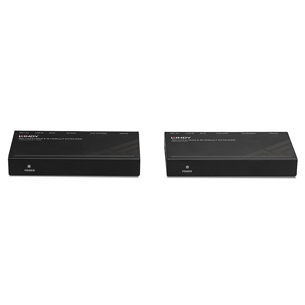 LINDY Extender HDMI & IR über Cat6 inkl. PoC UHD 4K 70m Digital Signage