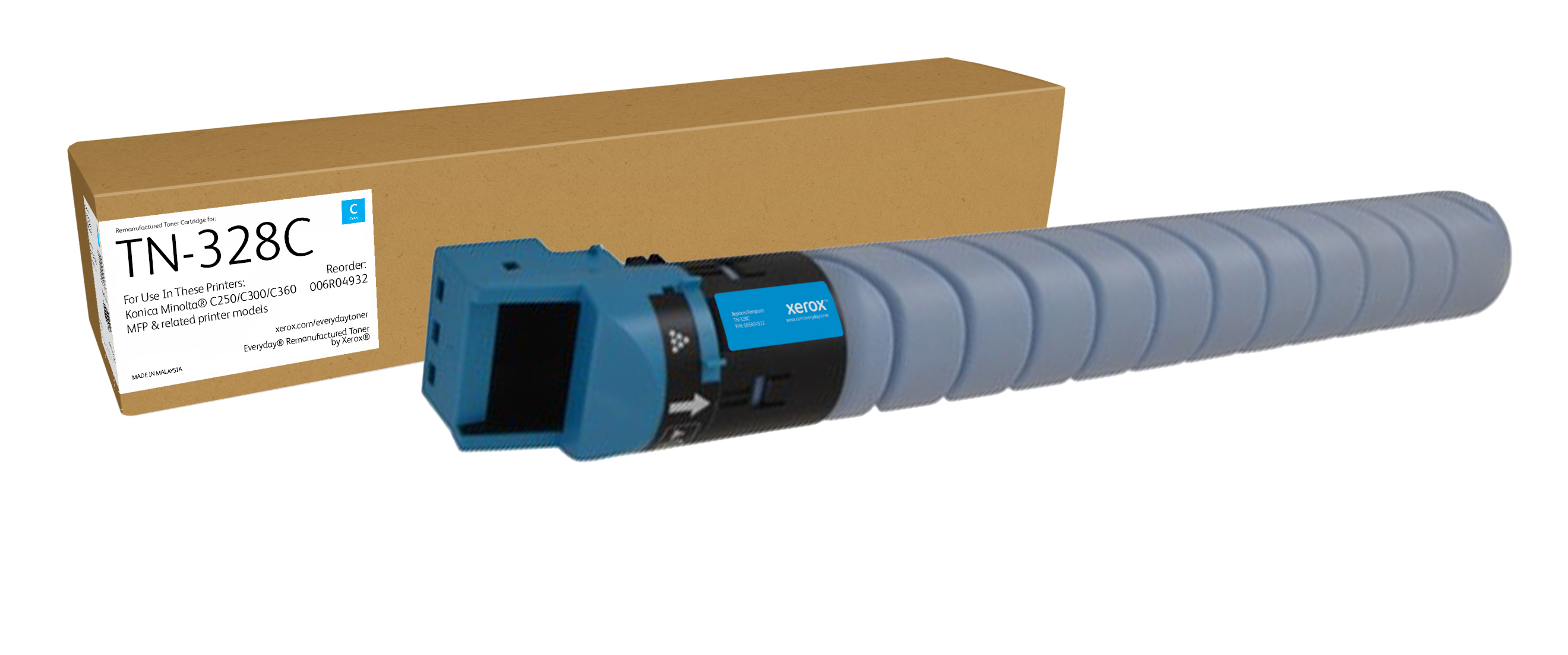 Xerox Toner Everyday Remanufactured Konica TN-328C Cyan Xerox Toner Everyday Remanufactured Konica TN-328C Cyan