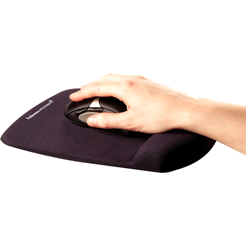 Fellowes Mauspad-Handgelenkauflage PlushTouch        schwarz Maus-Pads