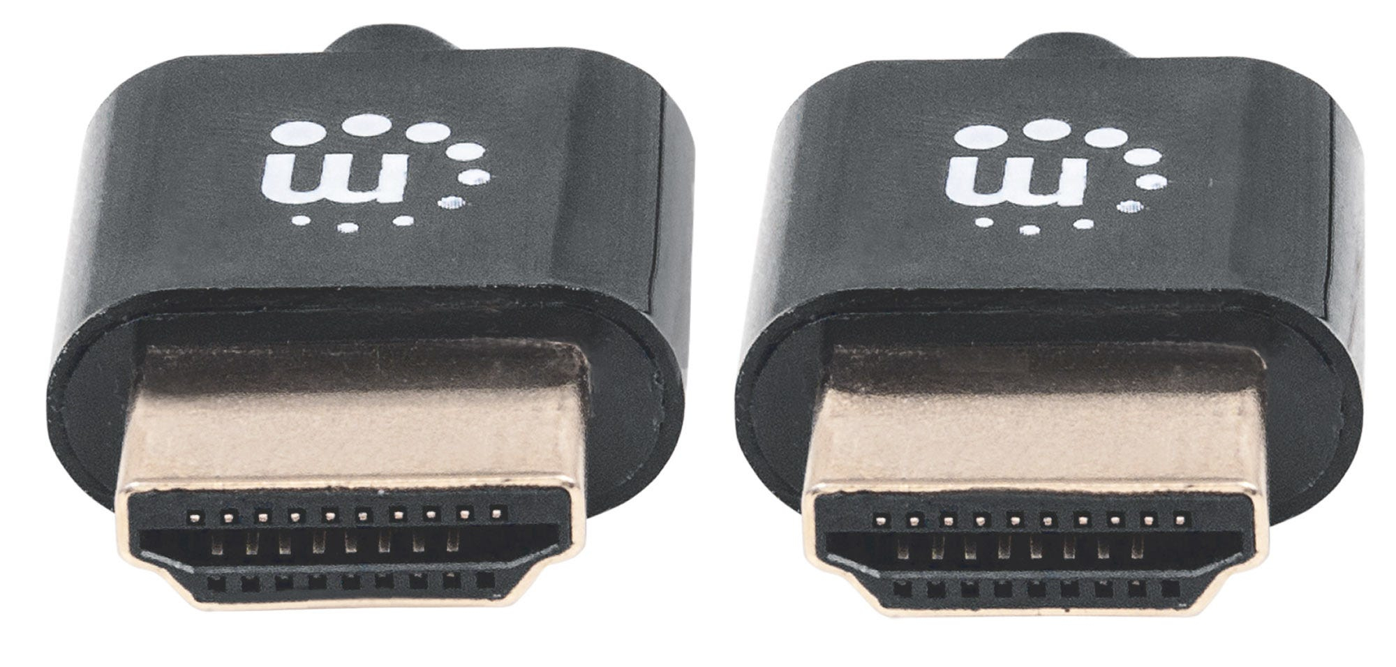 MANHATTAN HDMI-Kabel ultradünn mit Ethernet 3 m. schwarz