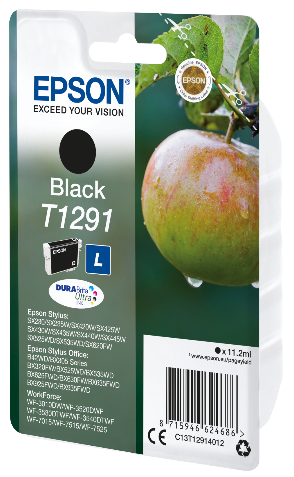 Patrone Epson T1291 black T1291 Patronen Epson