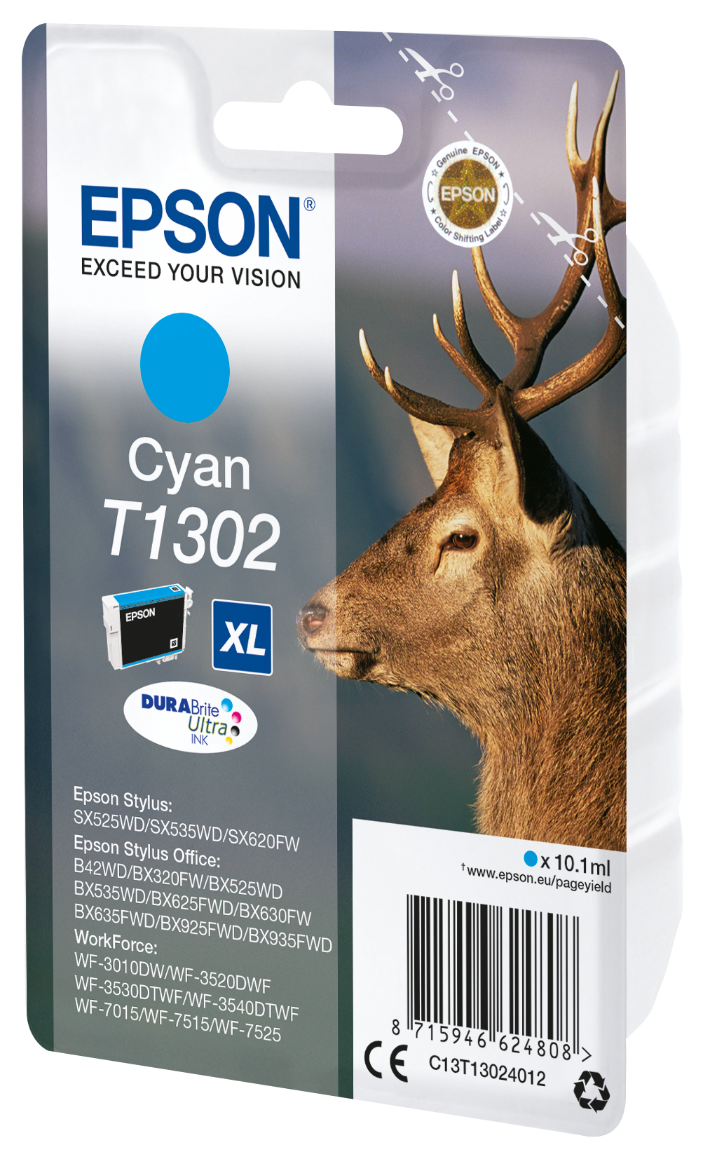 Patrone Epson T1302 cyan XL T1302 Patronen Epson