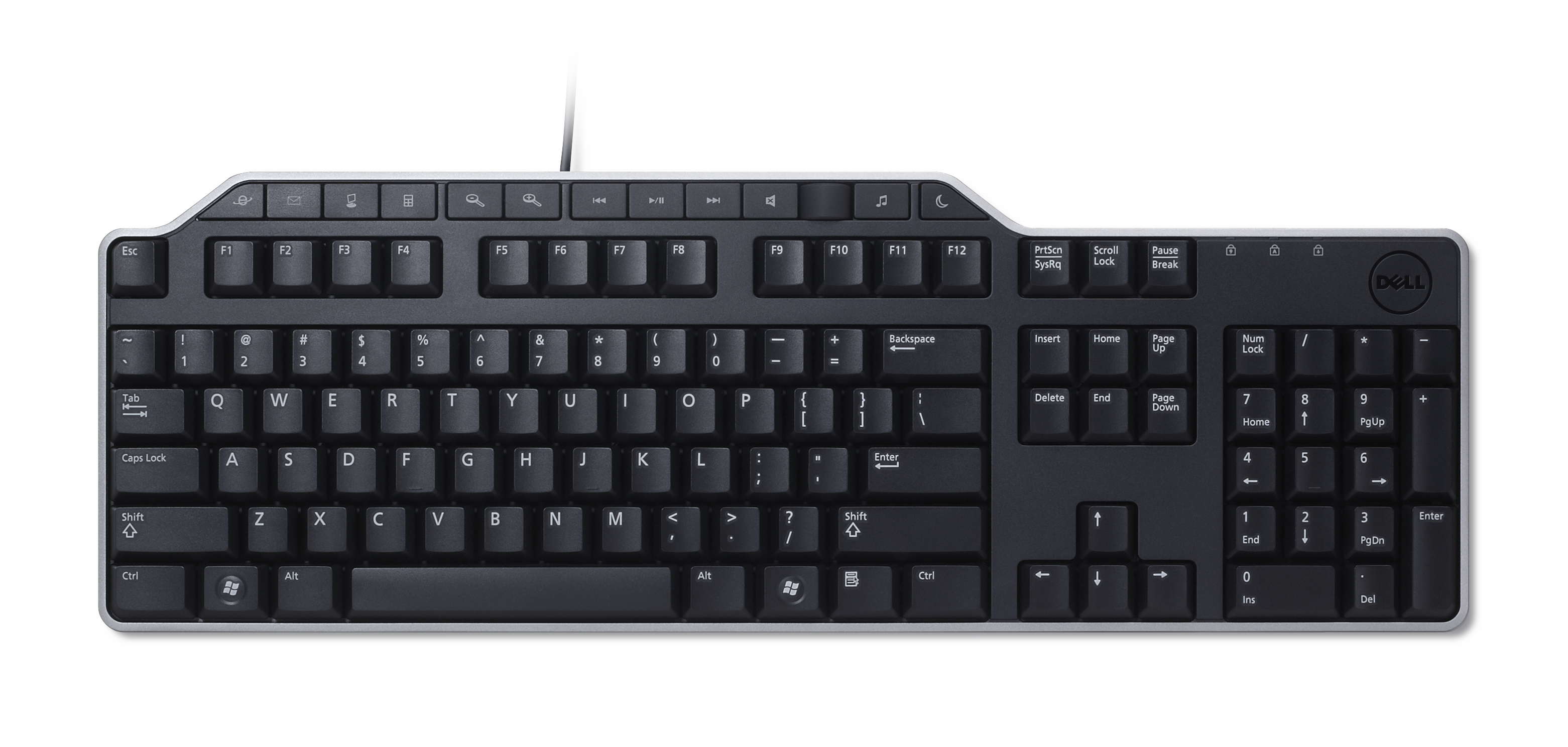 Dell Tastatur KB522 USB 2xUSB Ports MM-Tasten QWERTY Schwarz Dell Tastatur KB522 USB 2xUSB Ports MM-Tasten QWERTY Schwarz