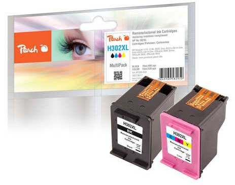 Peach Patrone HP Nr.302XL F6U68A+F6U67A                 komp