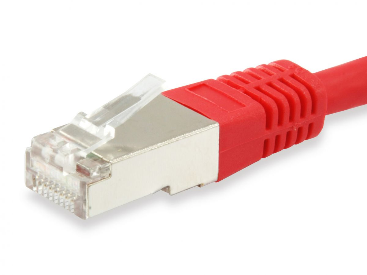 Equip Cat.6A PlatinumS/FTP Patchkabel, 10m, Rot