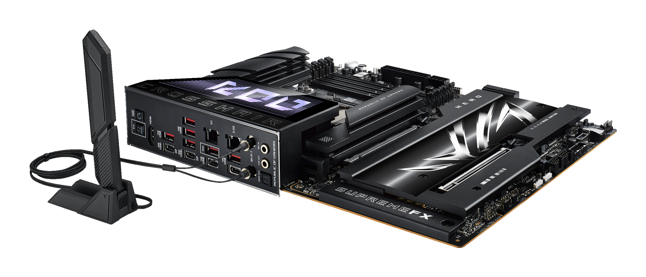 ASUS ROG CROSSHAIR X870E HERO (AMD,AM5,DDR5,ATX) Mainboards AMD