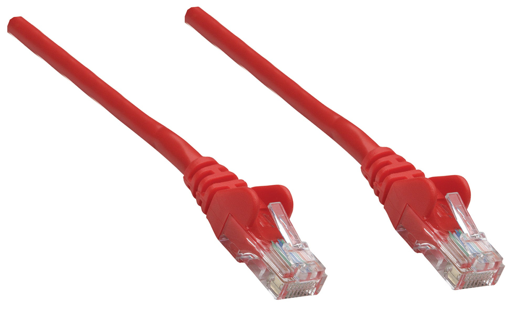 INTELLINET Patchkabel Cat6A CU S/FTP LSZH 0.25m rot
