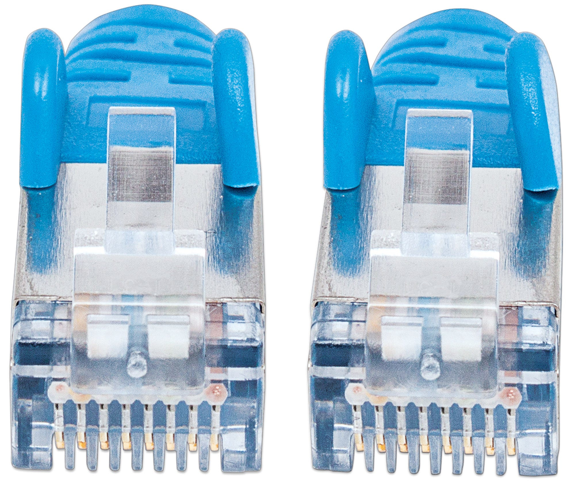 INTELLINET Patchkabel Cat6A CU S/FTP LSZH 5.00m blau