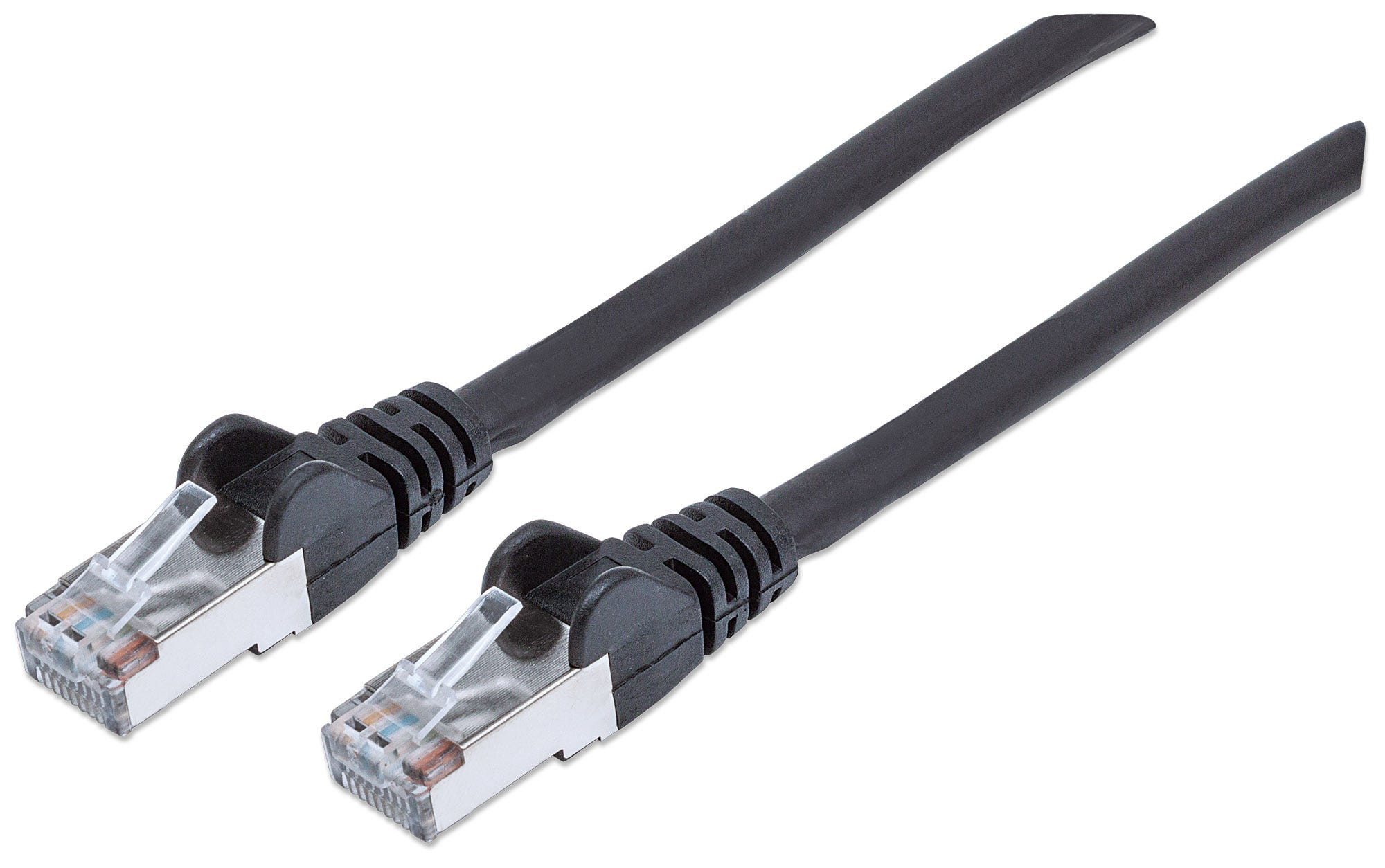 INTELLINET Patchkabel RJ45 S/FTP Cat6 Kupfer LSZH 20m schwar