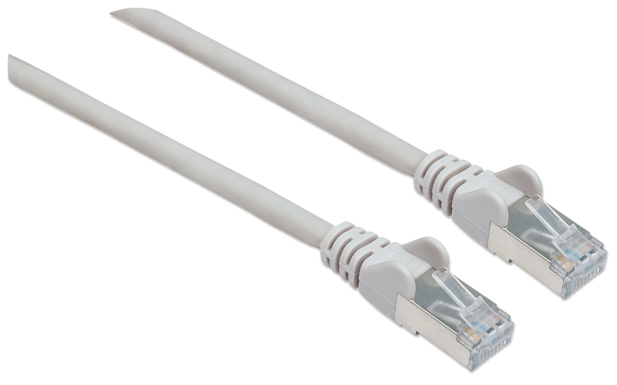 INTELLINET Patchkabel Cat6A CU S/FTP LSZH 30.0m grau