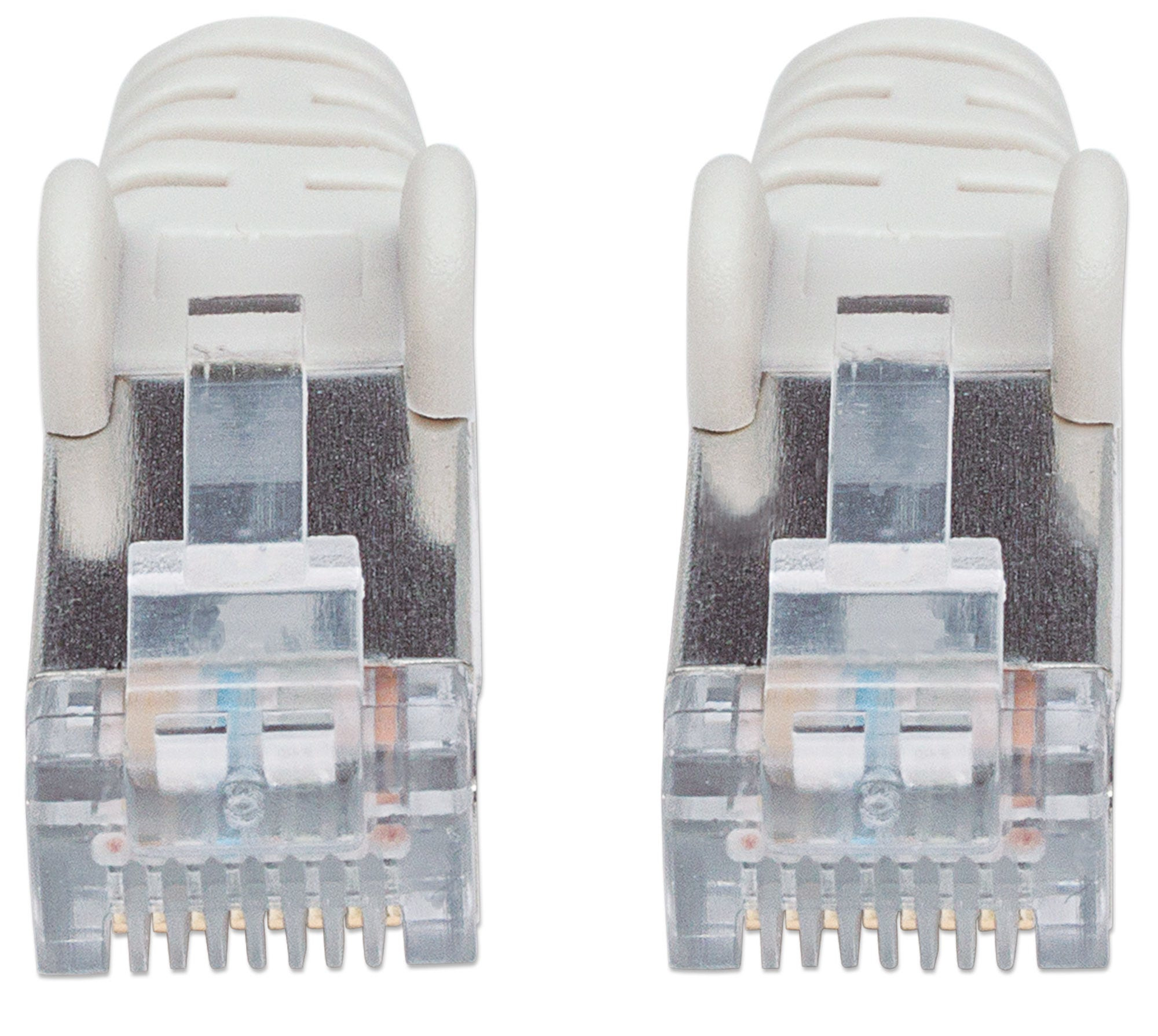 INTELLINET Patchkabel RJ45 S/FTP Cat6 Kupfer LSZH 0,25m grau Patchkabel RJ45