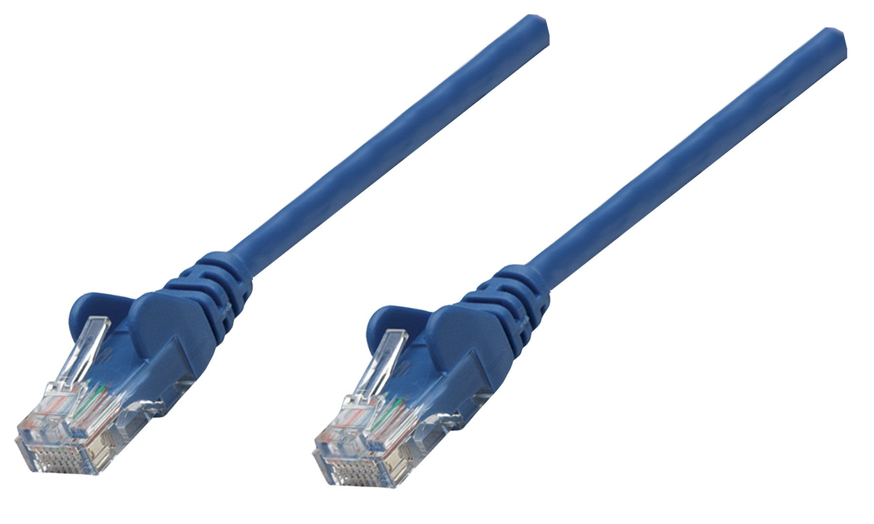 INTELLINET Patchkabel RJ45 S/FTP Cat6 Kupfer LSZH 1,5m blau Patchkabel RJ45
