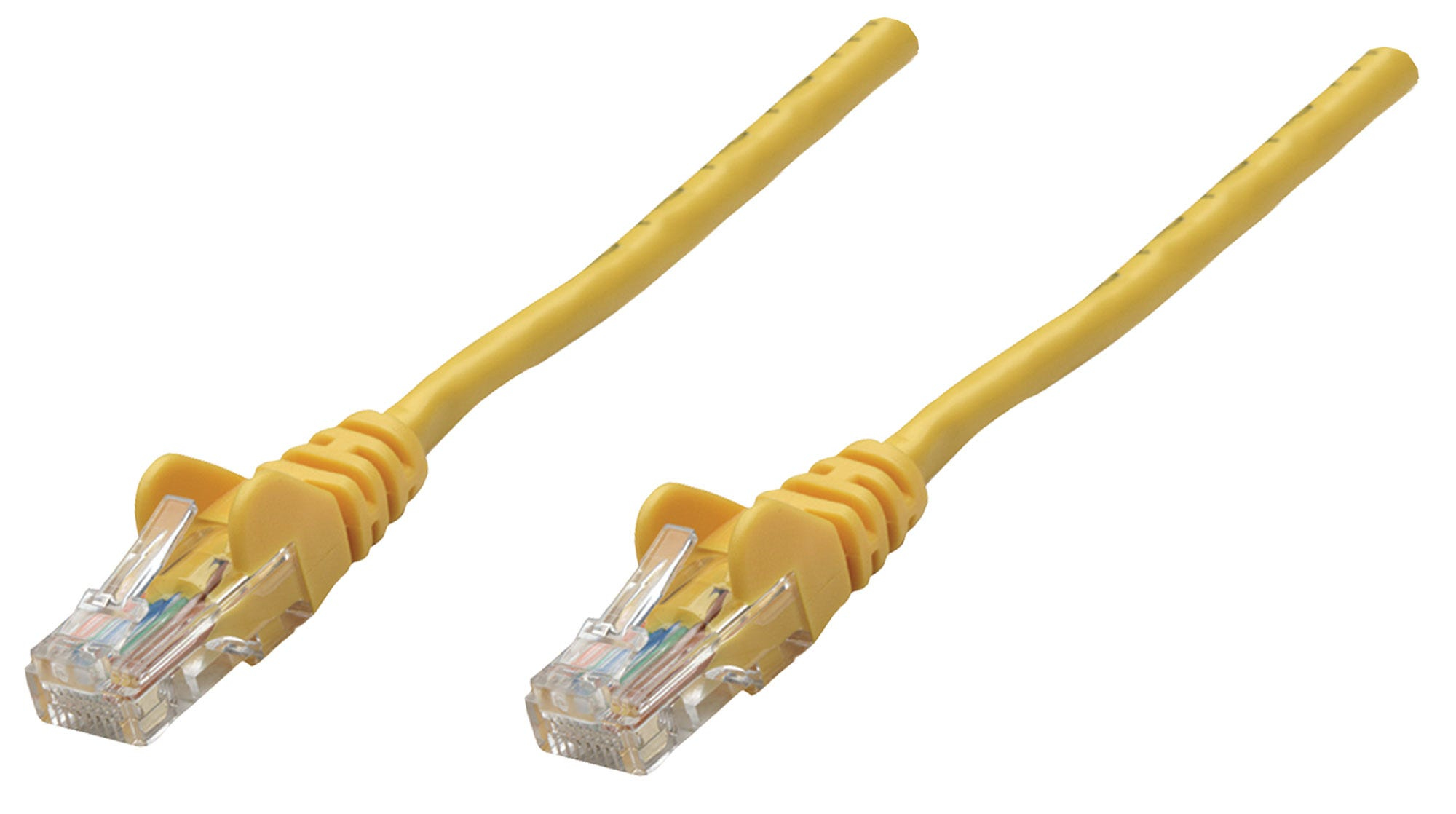 INTELLINET Patchkabel RJ45 S/FTP Cat6 Kupfer LSZH 0,25m gelb