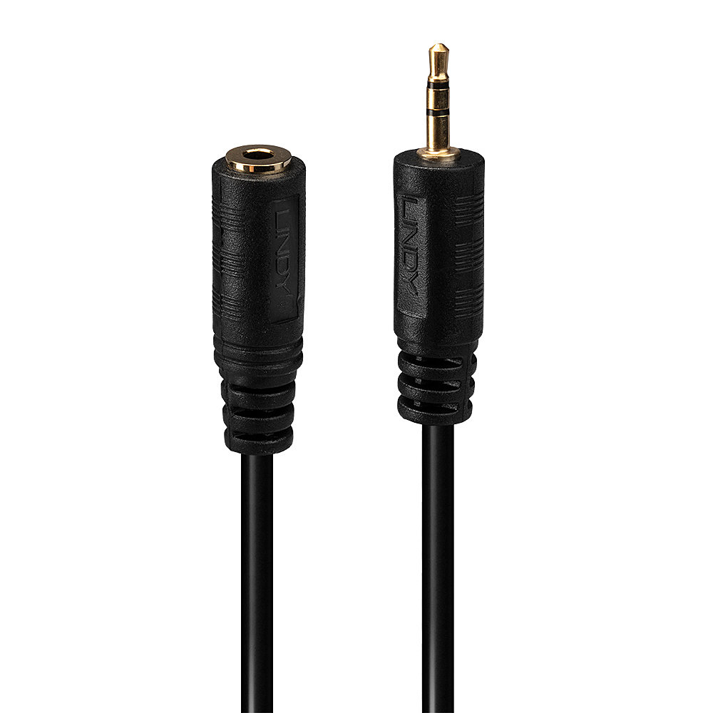 LINDY Audioadapter 2.5mm Stecker an 3.5mm Kupplung 0,2m