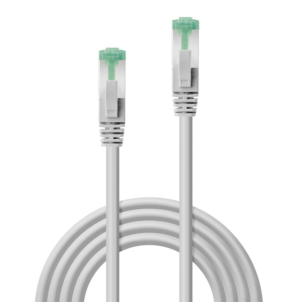 LINDY Patchkabel Cat.6A S/FTP GRS TPE Kabel, 10m grau