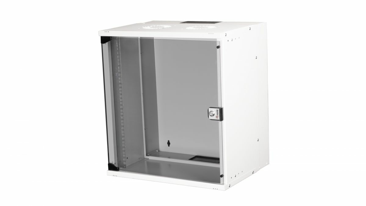 Equip 19" Wandgehäuse Glastür ECO 540x400mm 12U grau